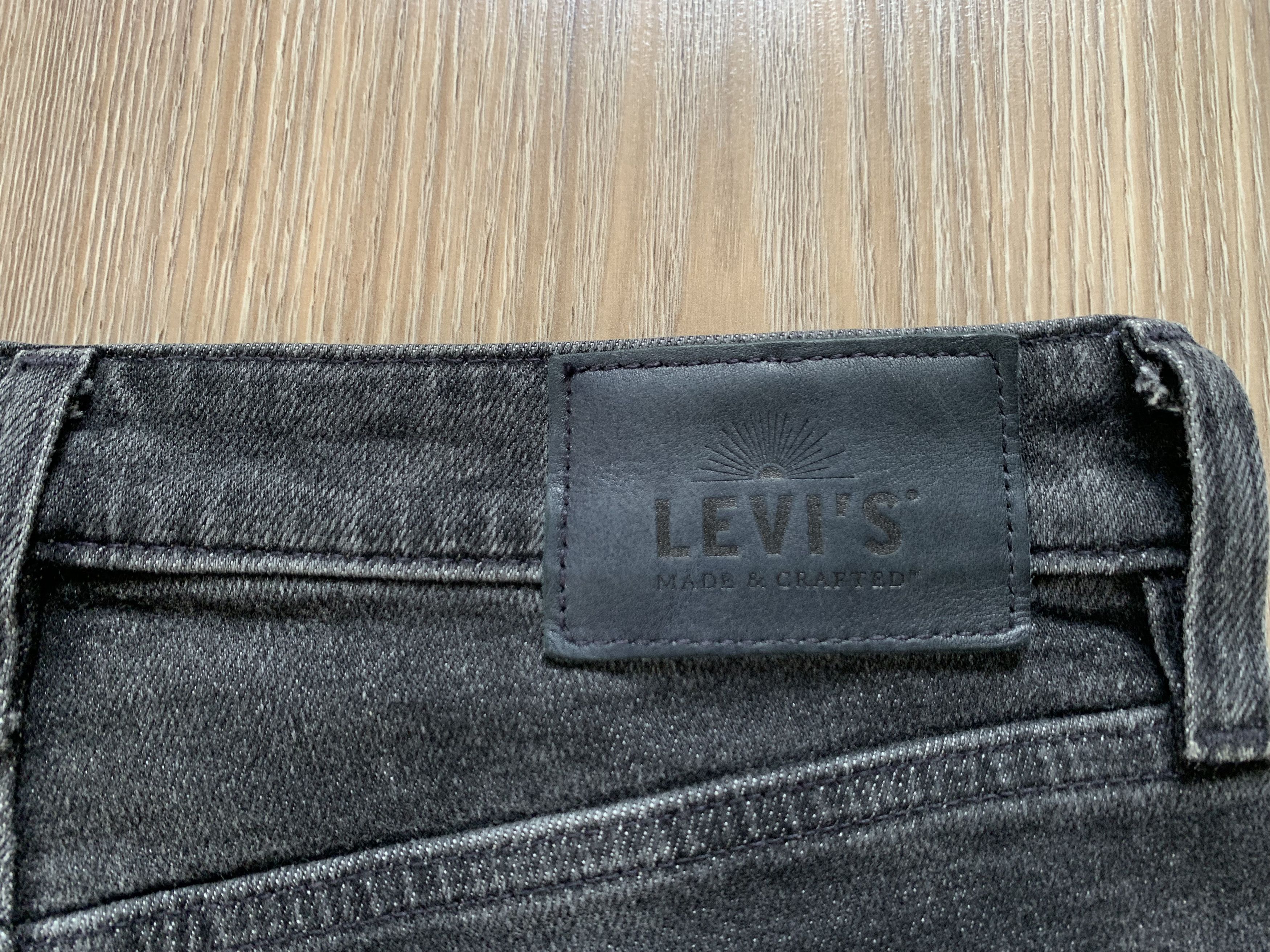 Levi's Levi's Made & Crafted Needle Narrow Dark Grey Jeans Size US 30 / EU 46 - 7 Thumbnail