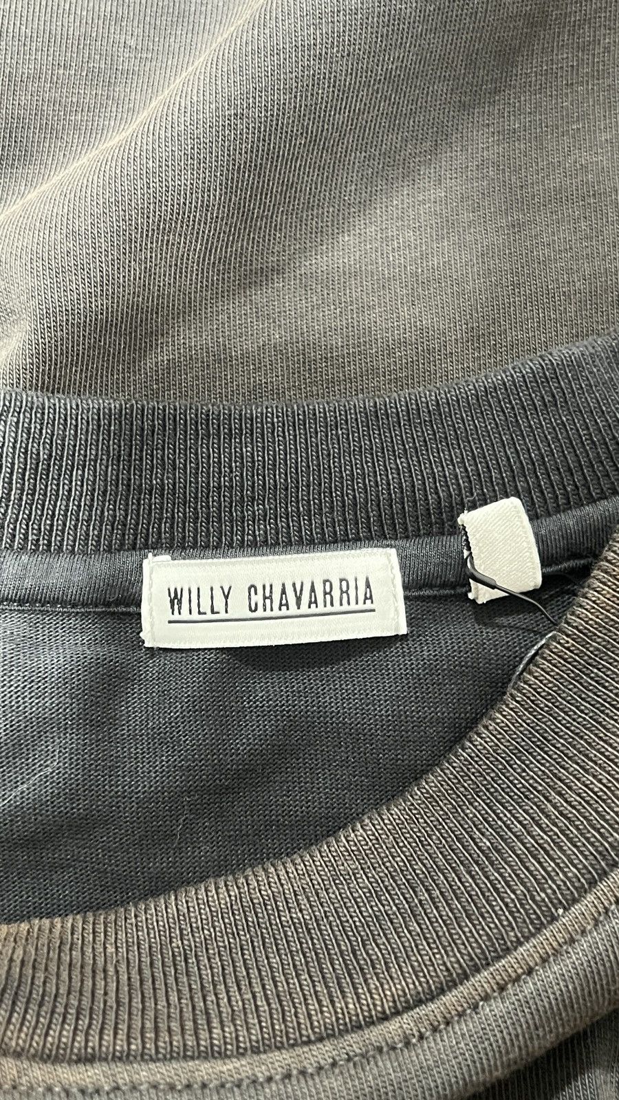 Willy Chavarria Willy Chavarría L/S Vintage Black Tee Size US M / EU 48-50 / 2 - 6 Thumbnail
