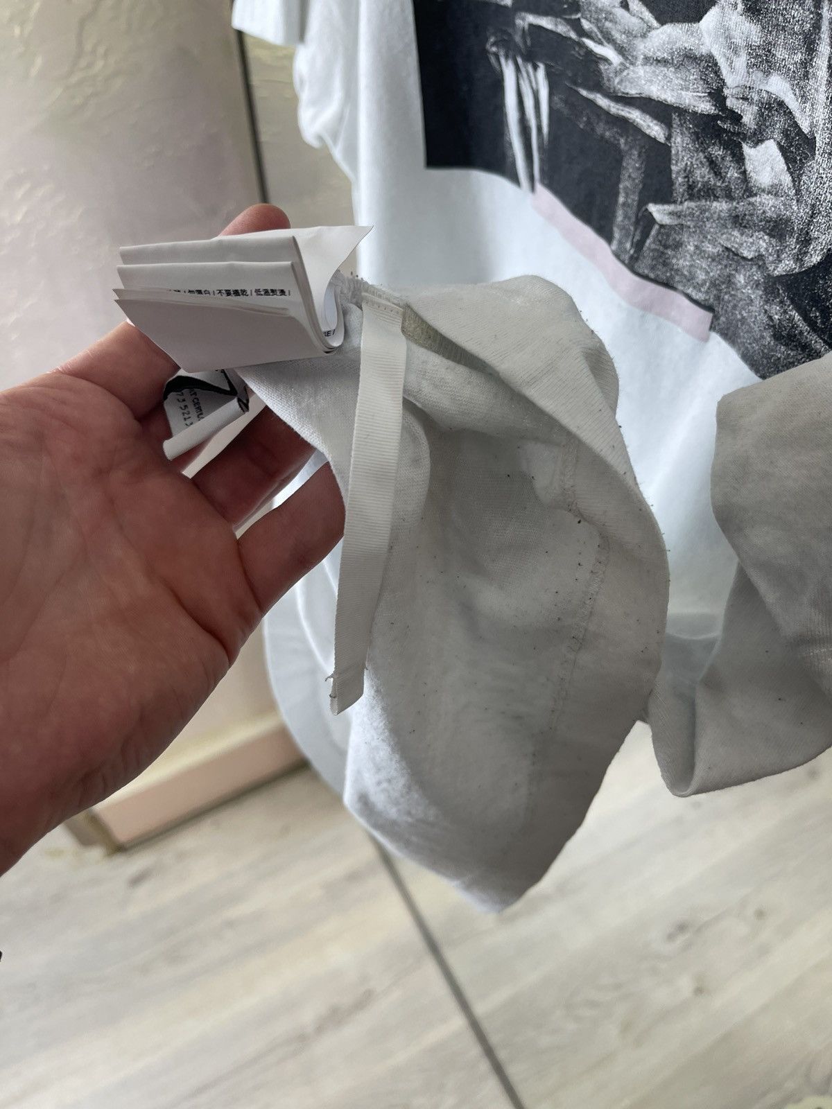Off-White Off-White Caravaggio Saint Jerome Graphic Slim Tee White Size US M / EU 48-50 / 2 - 11 Thumbnail
