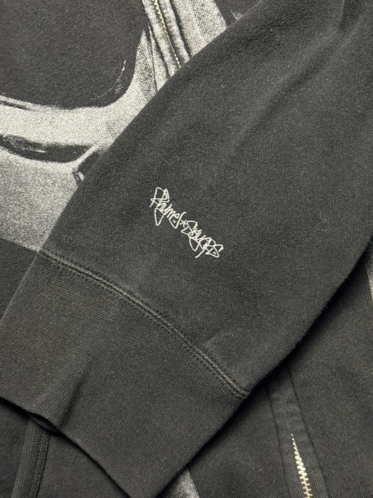 Vintage Very Rare MF DOOM Rhymesayers black zip up hoodie Size US XXL / EU 58 / 5 - 4 Thumbnail