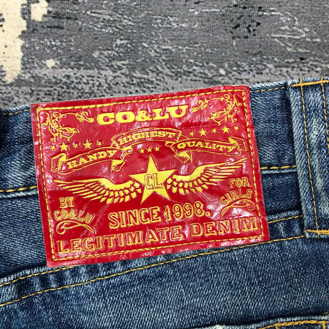 Japanese Brand P163 CO&LU RIPPED JAPAN DENIM Size US 30 / EU 46 - 5 Thumbnail