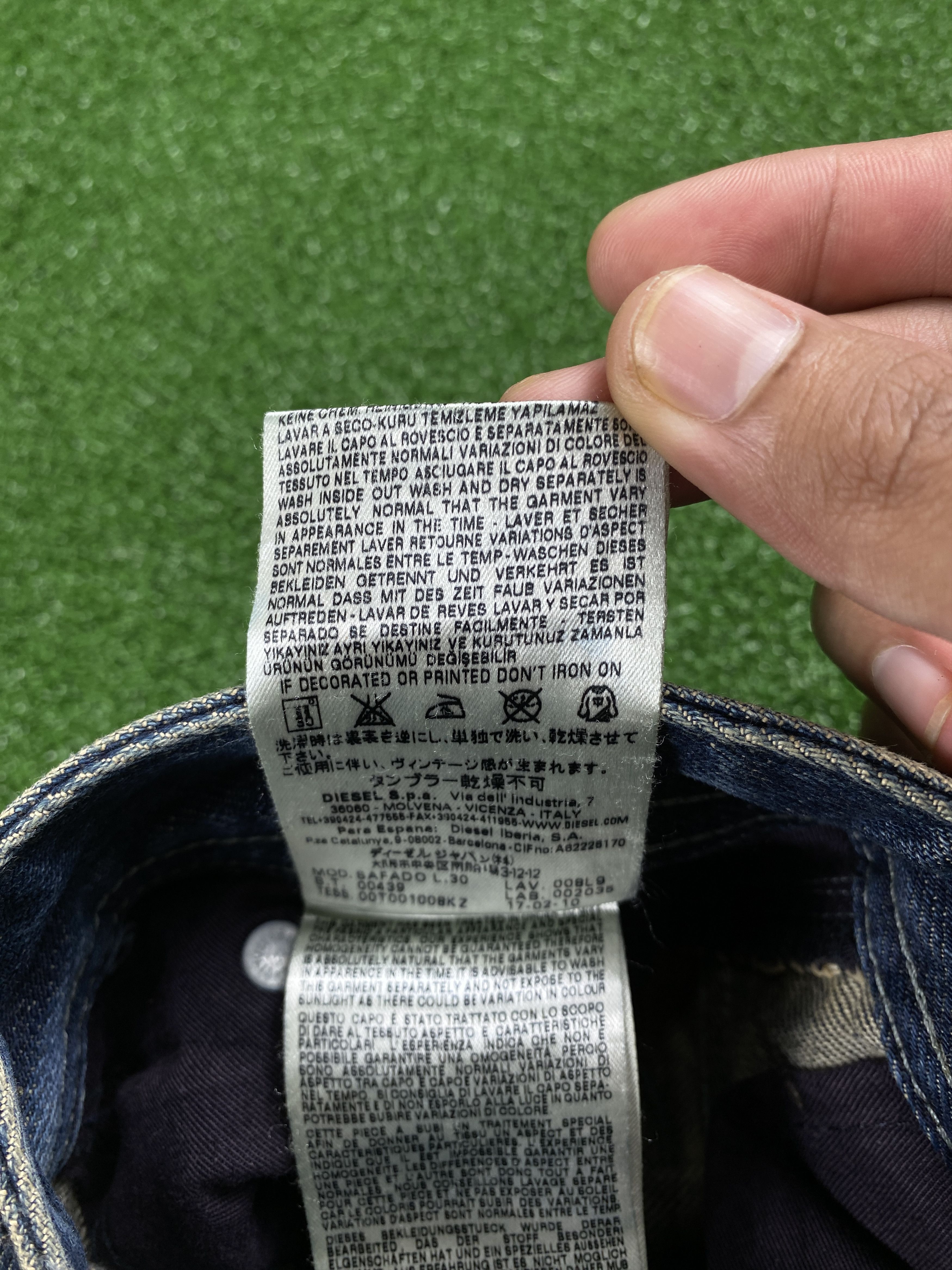 Diesel 💢 Selvedge Vintage Diesel Industry Faded Blue Jeans CP0077 Size US 32 / EU 48 - 13 Thumbnail