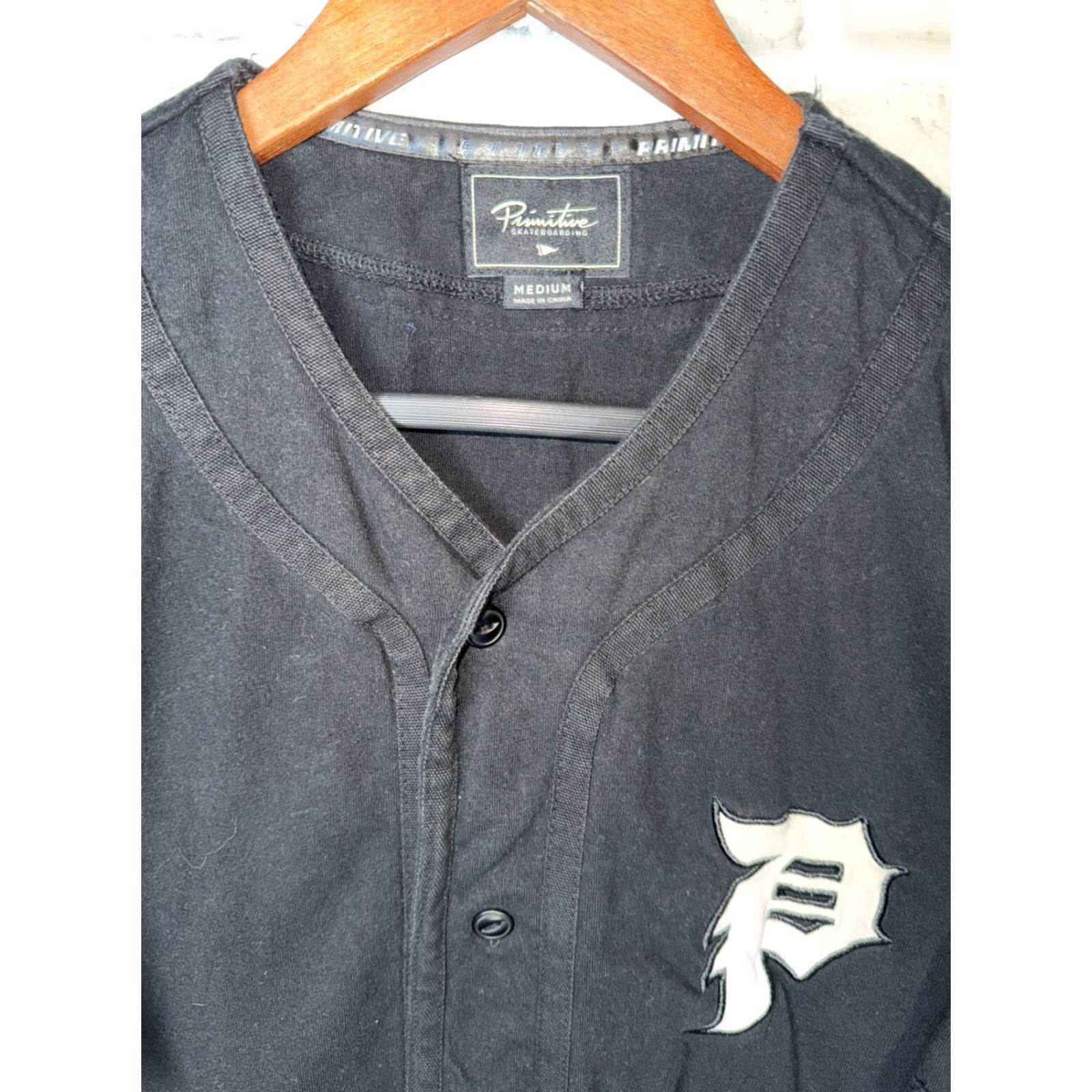 Primitive PRIMITIVE SKATEBOARDS Black Jersey Mens M Activewear Skateboarding Short Sleeve Size US M / EU 48-50 / 2 - 2 Thumbnail