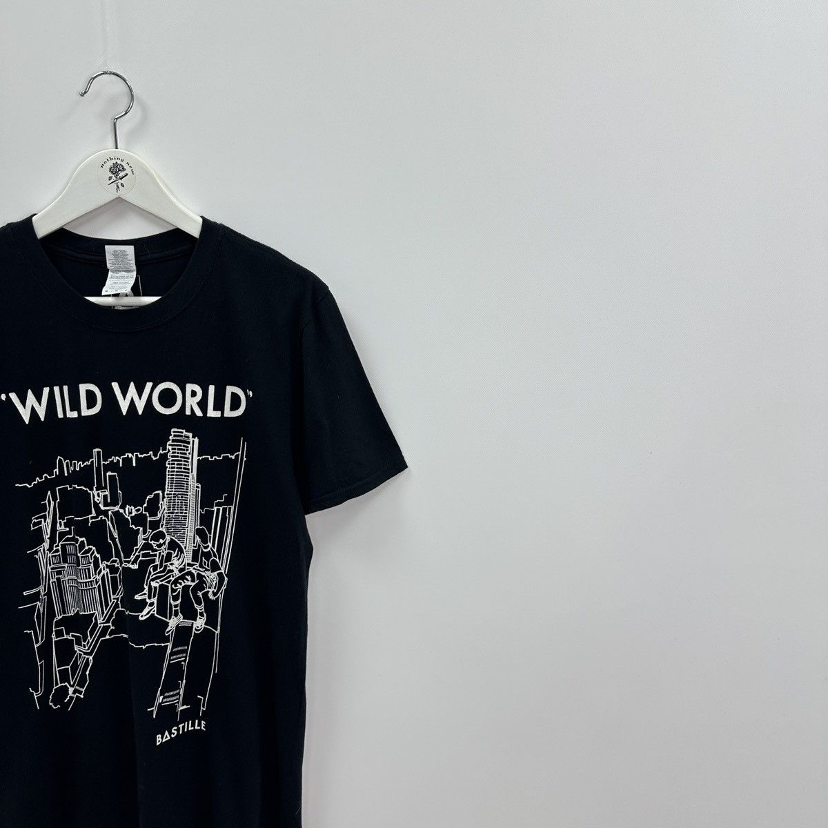 Band Tees Vintage 00s Bastille Wild World Indie Pop band promo tee y2k Size US M / EU 48-50 / 2 - 2 Thumbnail