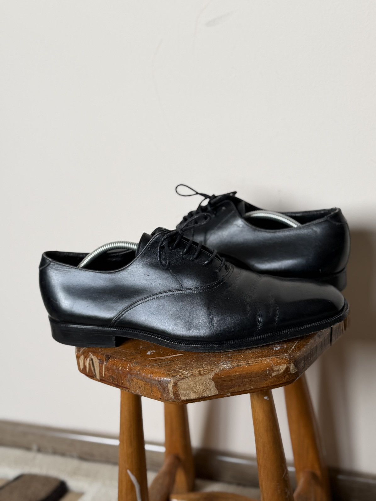 Yves Saint Laurent YvesSaintLaurent Black Leather Guidi vibe shoes sneakers Size US 10 / EU 43 - 2 Thumbnail