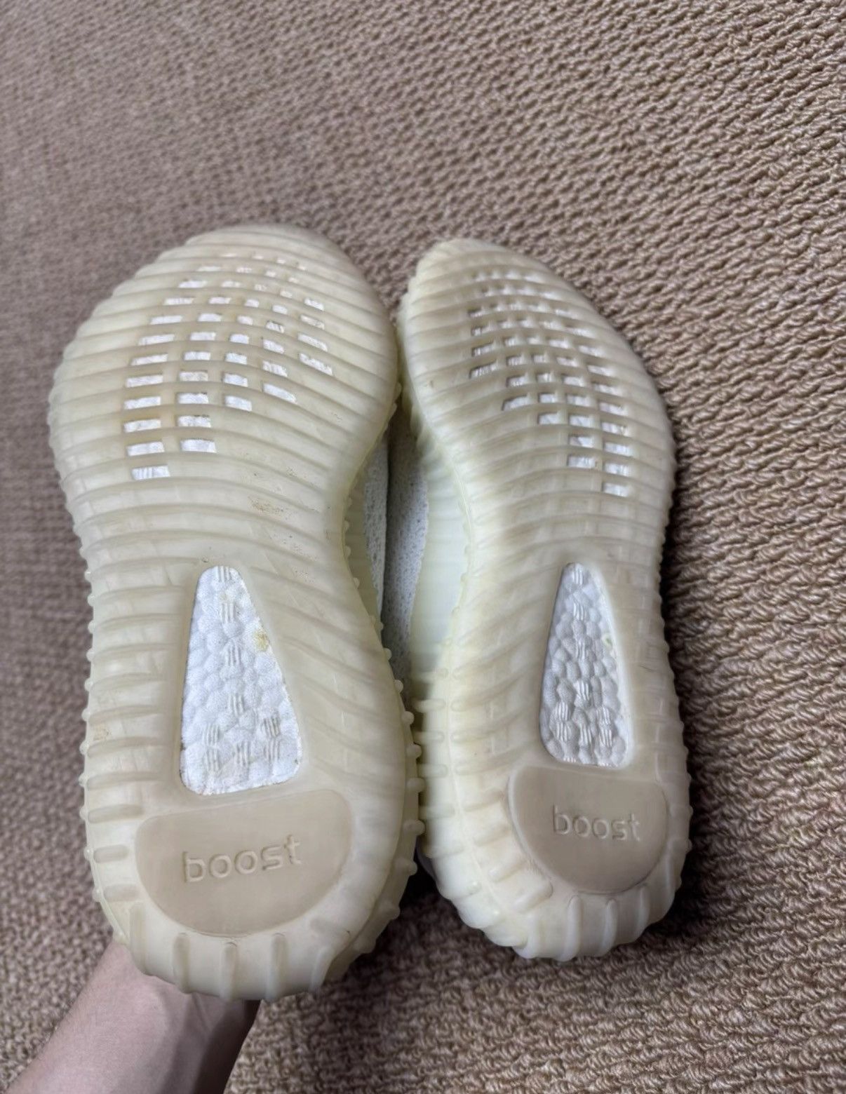 Adidas Adidas Yeezy 350, Cream White K37 Size US 8.5 / IT 38.5 - 4 Thumbnail