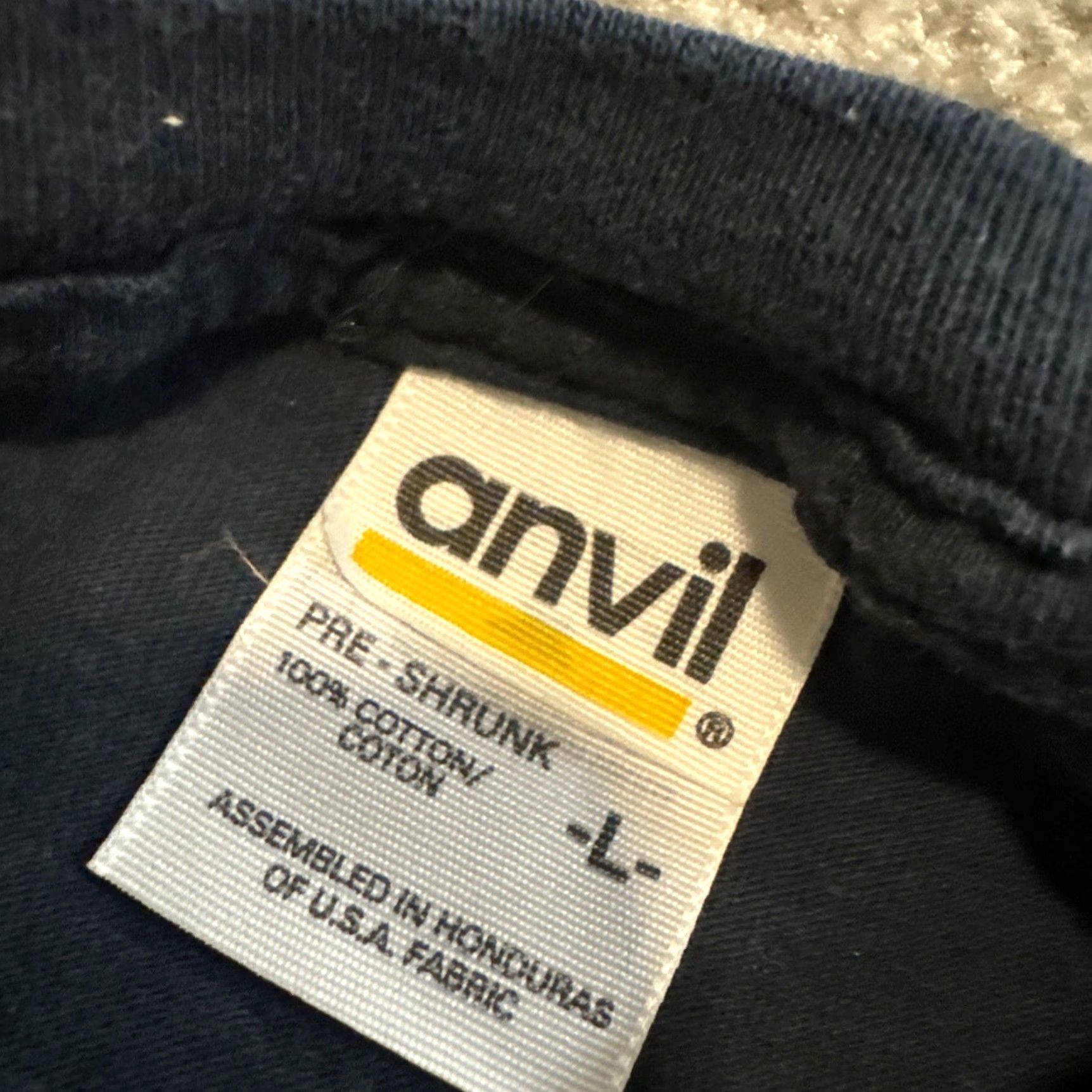 Anvil VINTAGE Florida Vacation Tourist FBI Federal Bureau Intoxication T-Shirt L Men Black Anvil L Size US L / EU 52-54 / 3 - 4 Thumbnail