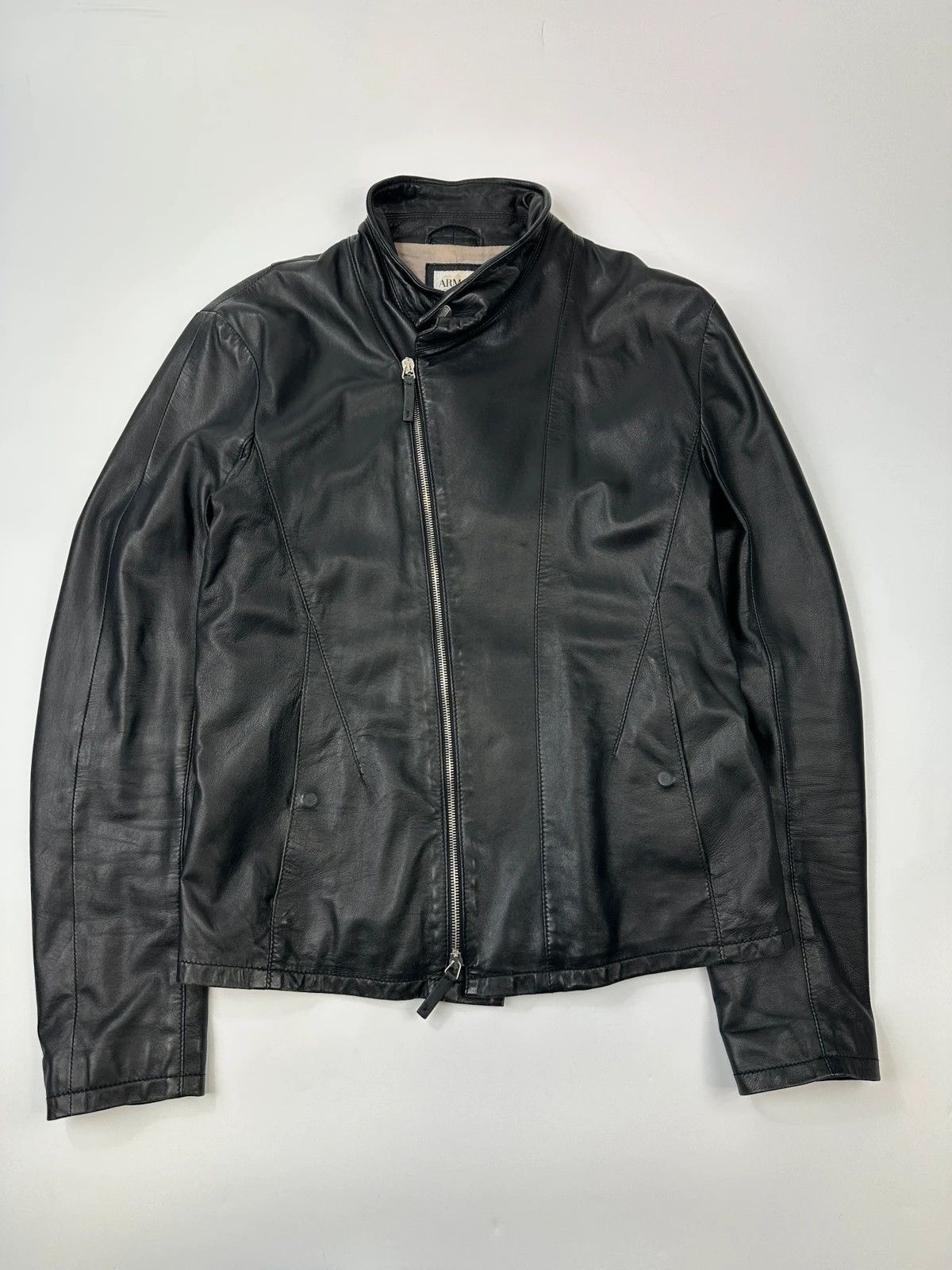 Armani × Emporio Armani Emporio Armani Leather Jacket Lamb Skin