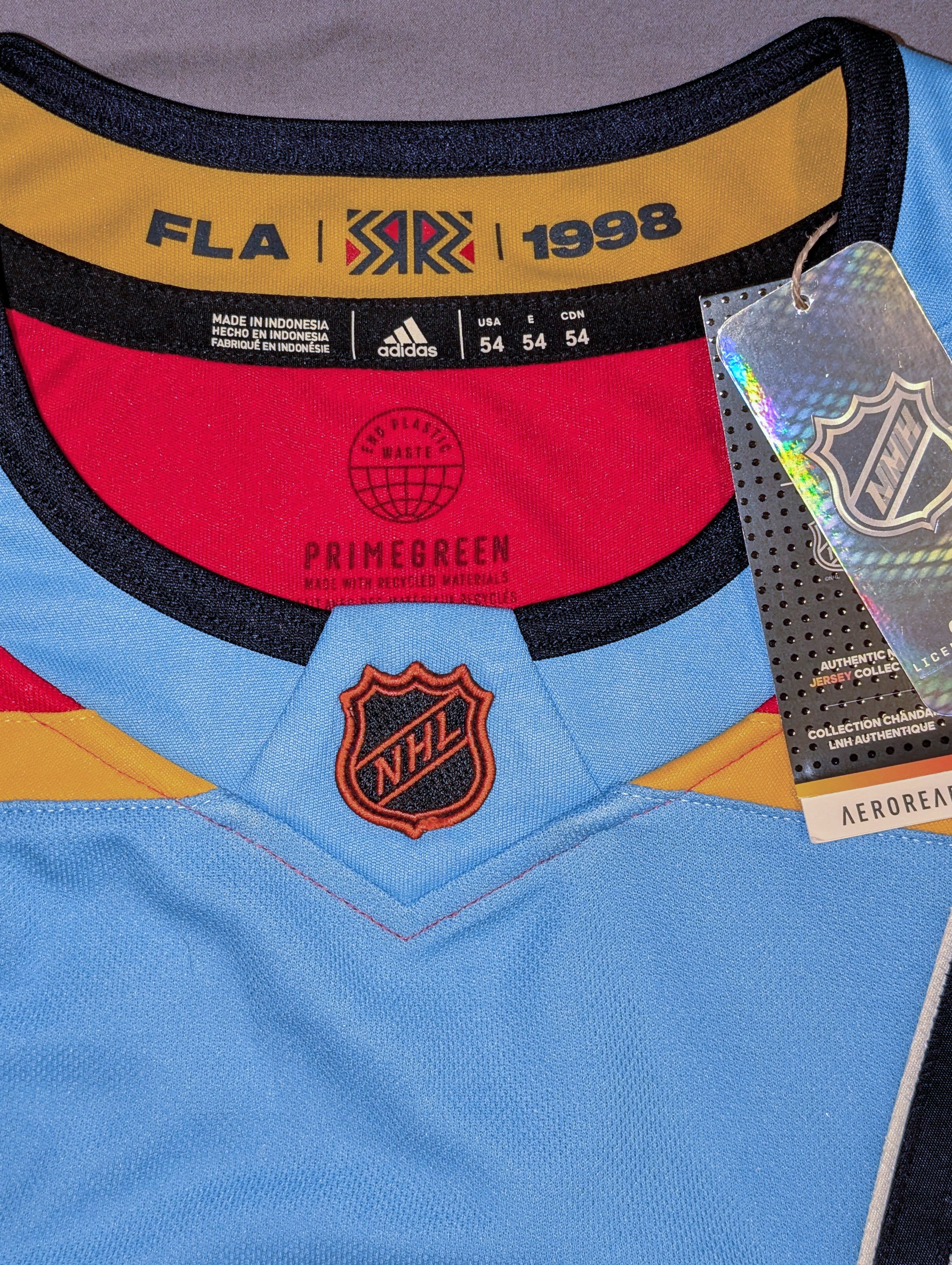 Adidas SIGNED MATTHEW TKACHUK FLORIDA PANTHERS REVERSE RETRO JERSEY Size US XL / EU 56 / 4 - 3 Thumbnail