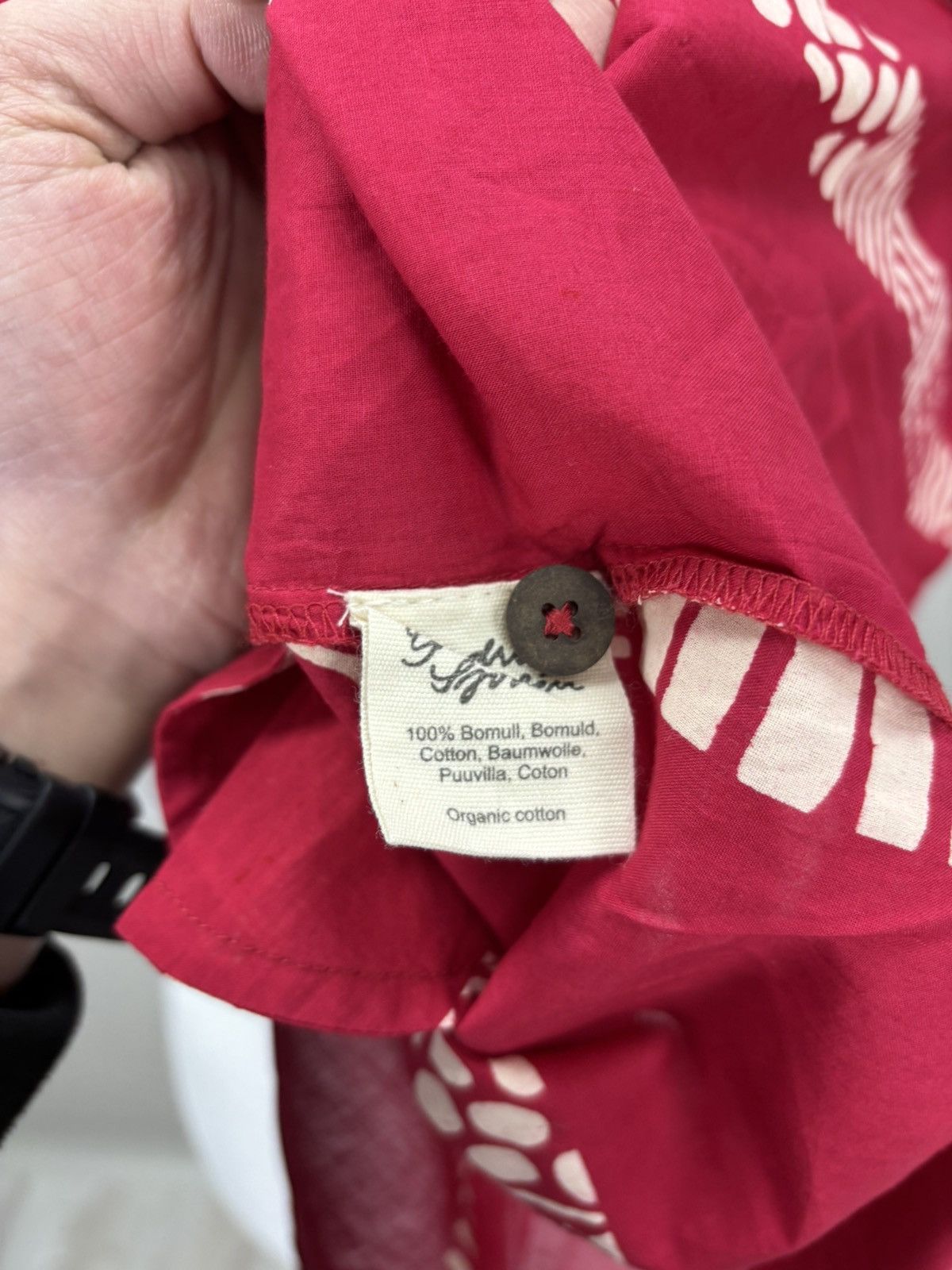 Gudrun Sjoden Womens dresses Gudrun Sjoden Size L Color Red Size L / US 10 / IT 46 - 11 Thumbnail