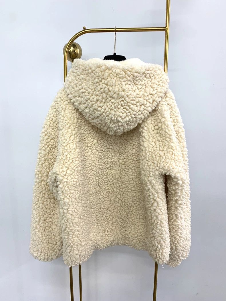 Helmut Lang HELMUT LANG White lamb fur coat Size XS / US 0-2 / IT 36-38 - 2 Thumbnail