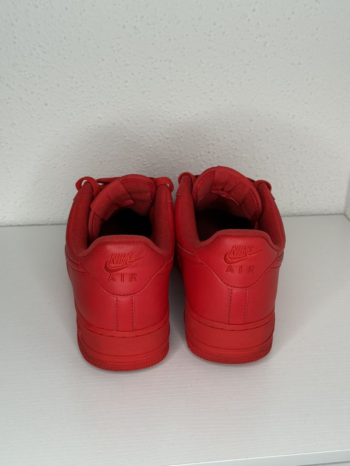 Nike Nike Air Force 1 Low Triple Red Size US 11 / EU 44 - 3 Thumbnail