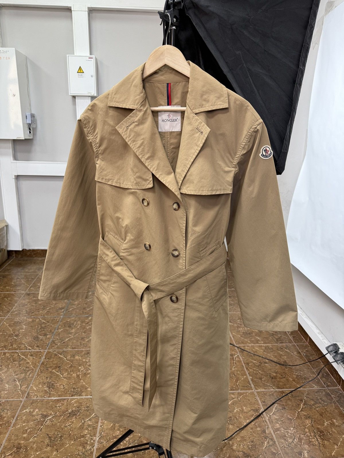 Moncler 🇮🇹 RRP $1155 Moncler Trench Coat Stribiden Rare Size M / US 6-8 / IT 42-44 - 2 Thumbnail