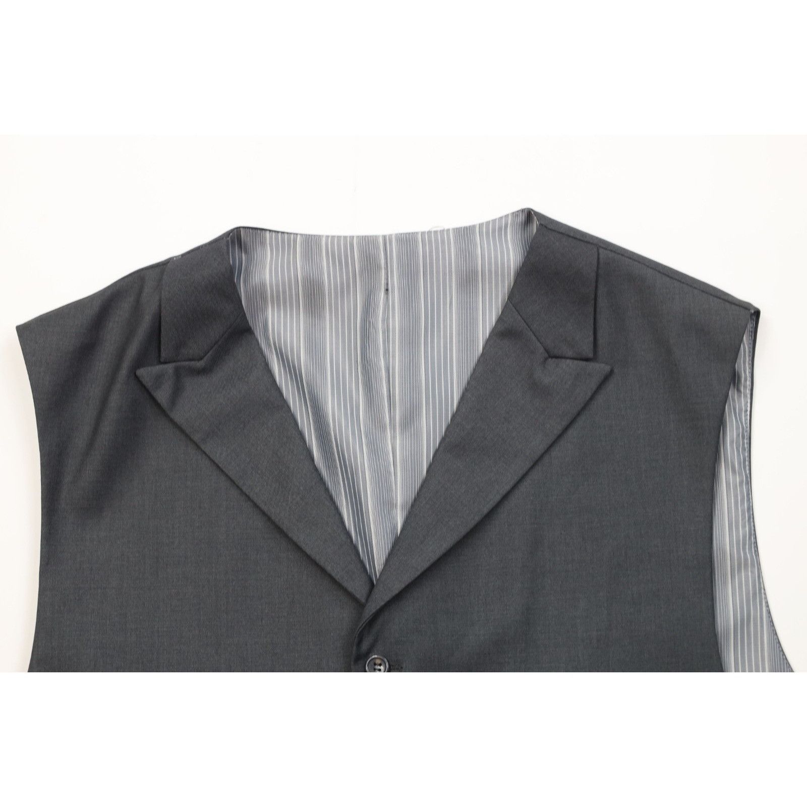 Caravelli Caravelli Super 150s 3 Piece Suit Wedding Gray Size 54R - 8 Thumbnail