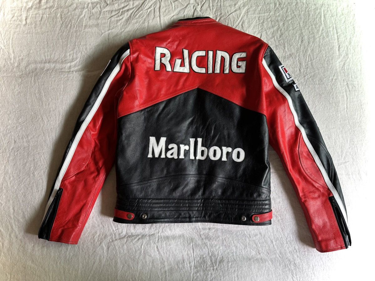 Marlboro Marlboro Leather Motorcycle Racing Jacket Size US M / EU 48-50 / 2 - 4 Thumbnail