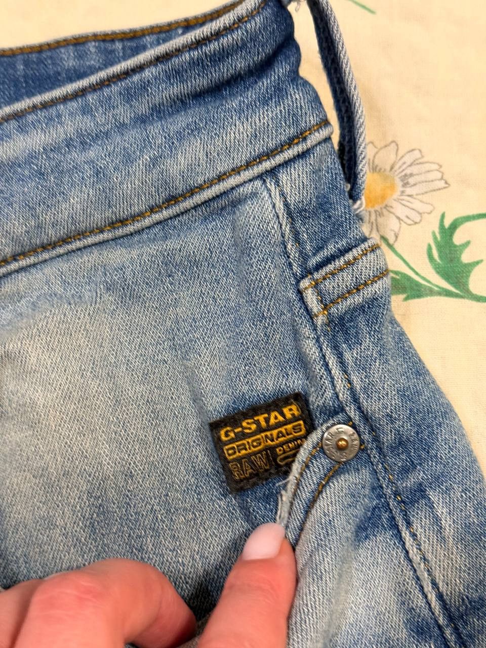 G-Star G-STAR 3301 SLIM Jeans Men Stretch Buttons Fly Size US 33 - 11 Thumbnail