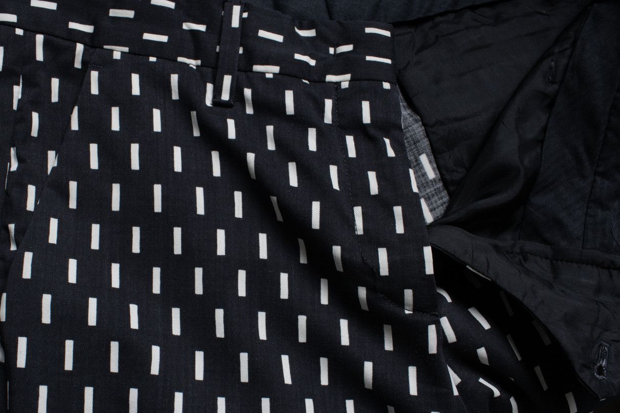Prada Prada, black graphic printed pantalon Size 27" / US 4 / IT 40 - 7 Thumbnail