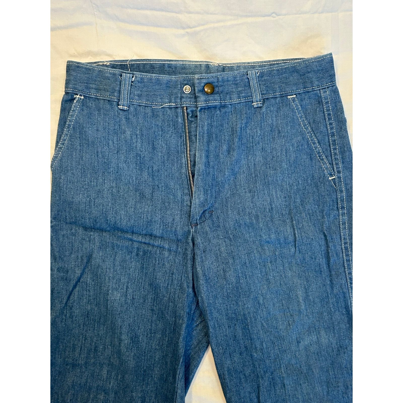Sears Retro Revival: Classic Men’s 32x32 Denim with Vintage Flare Size US 32 / EU 48 - 2 Thumbnail