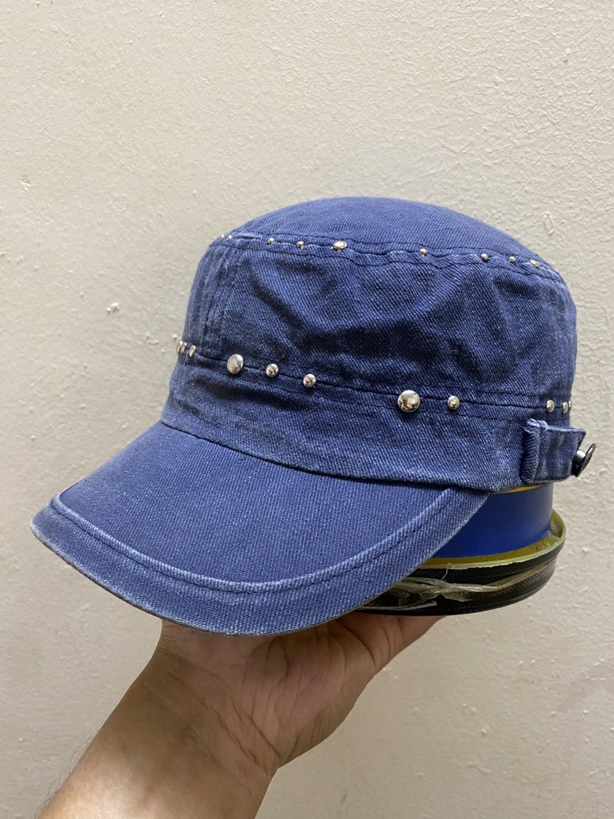 KMRii Gothic Pierced Studded Cadet Hat Size ONE SIZE - 1 Thumbnail