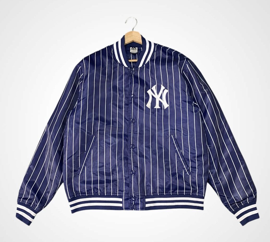 New York Yankees MLB New York Yankees Majestic Varsity Jacket Size US L / EU 52-54 / 3 - 2 Thumbnail