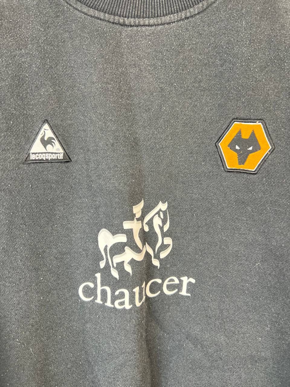 Le Coq Sportif × Vintage Vintage soccer football 2006-08 Wolves Training Sweatshirt Size US S / EU 44-46 / 1 - 2 Thumbnail