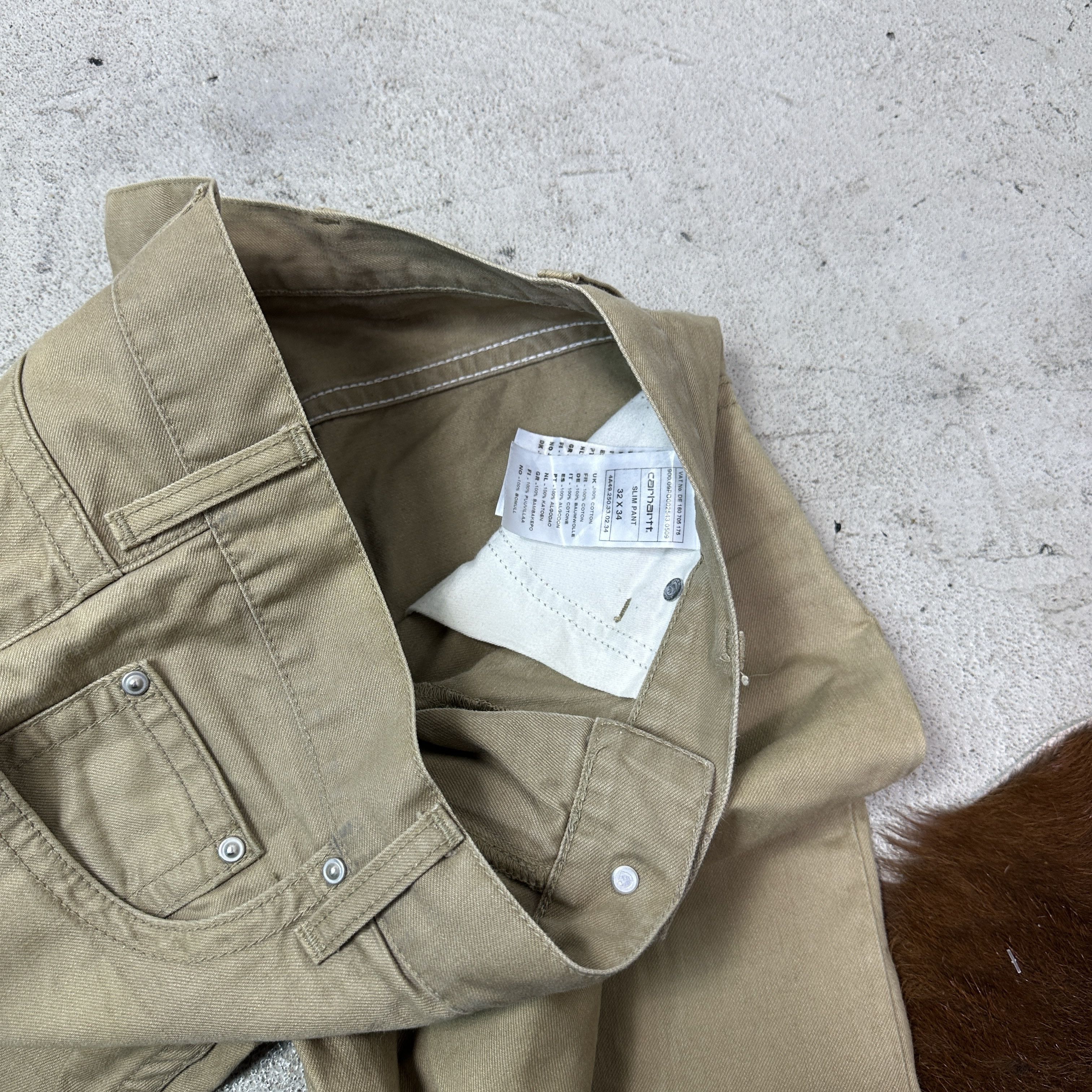 Carhartt Vintage Streetwear Slim Part Carhartt Pants Y2K Size US 32 / EU 48 - 5 Thumbnail