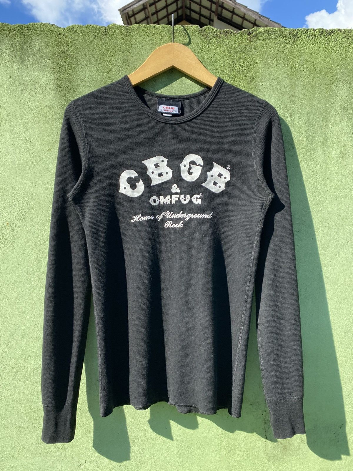 Band Tees Vintage CBGB & OMFUG Waffle Knit Tee Underground Rock Icon Size US S / EU 44-46 / 1 - 1 Thumbnail