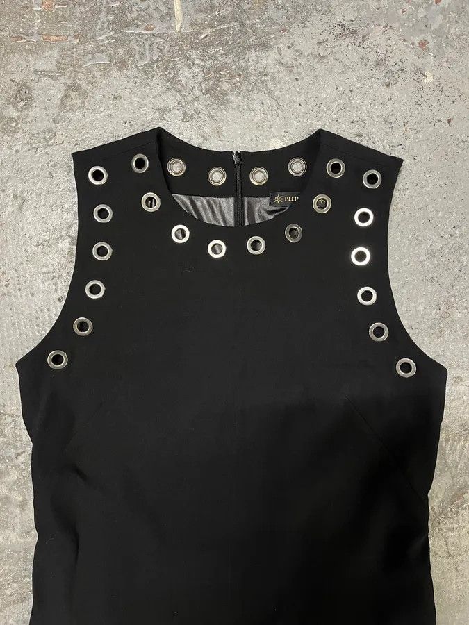 Vintage Plein Sud Studded Black Dress Size S / US 4 / IT 40 - 7 Thumbnail