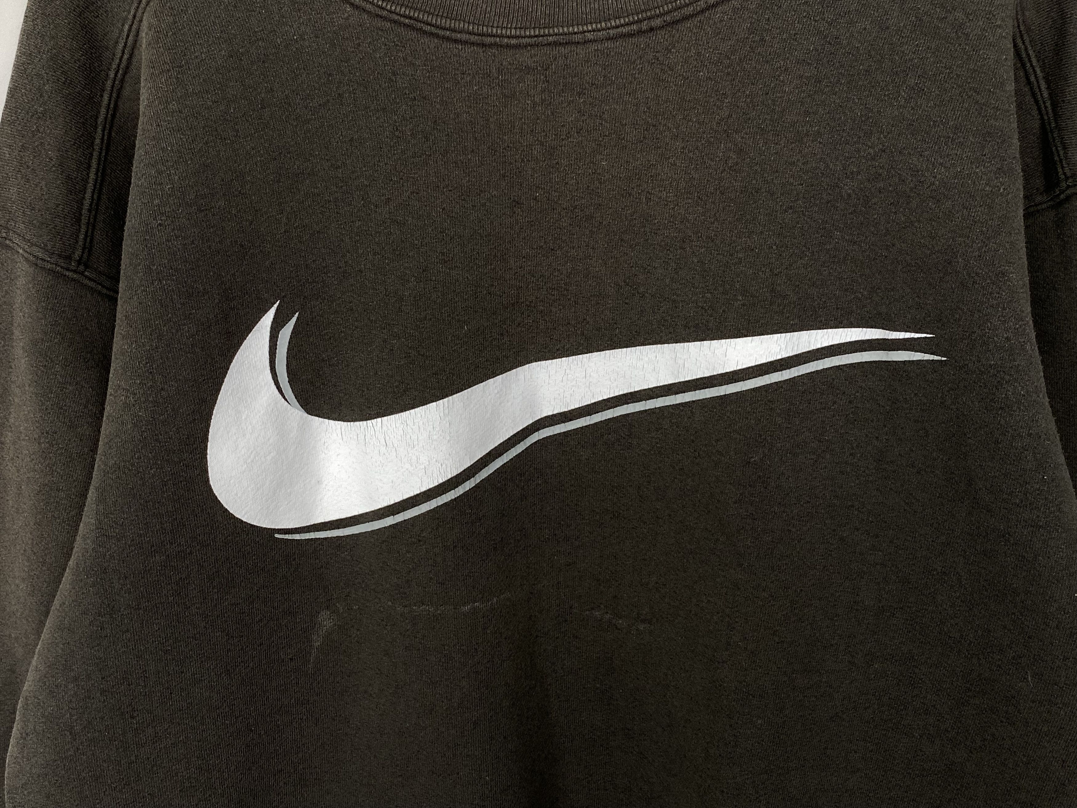 Nike Vintage NIKE Made in USA Big Swoosh Sweatshirt Size US M / EU 48-50 / 2 - 3 Thumbnail