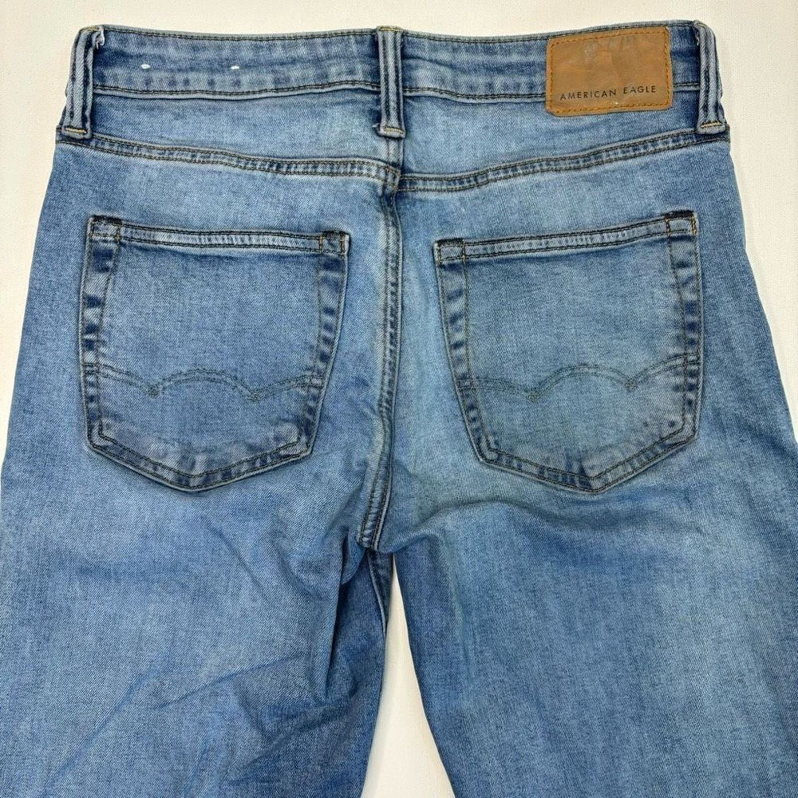 American Eagle Outfitters American Eagle Airflex + Jeans Mens 28x29 Original Bootcut Size US 28 / EU 44 - 9 Thumbnail