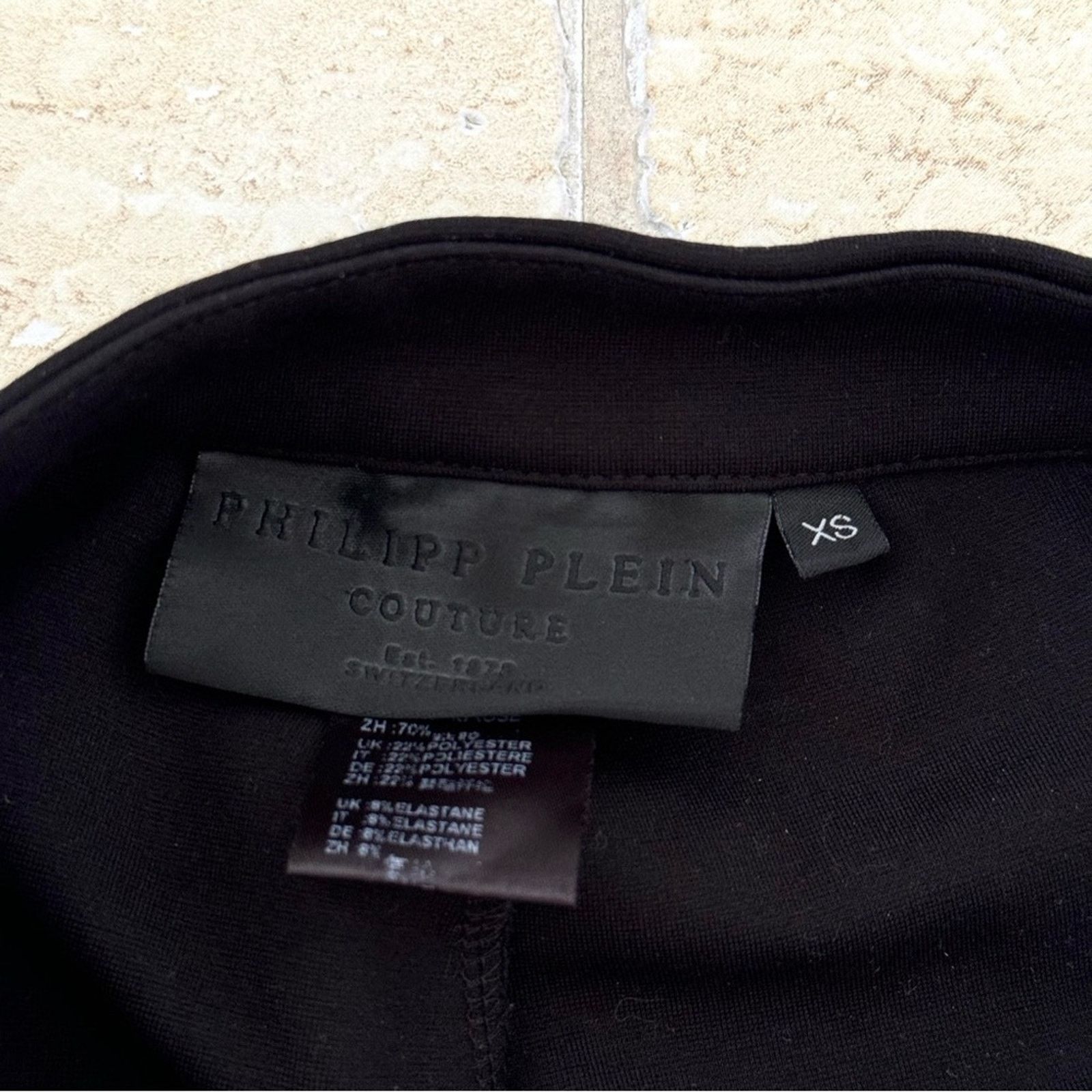 Philipp Plein PHILLIP PLEIN Black Leggings With Lace , Size XS, Authentic Size 25" / US 0 / IT 36 - 4 Thumbnail