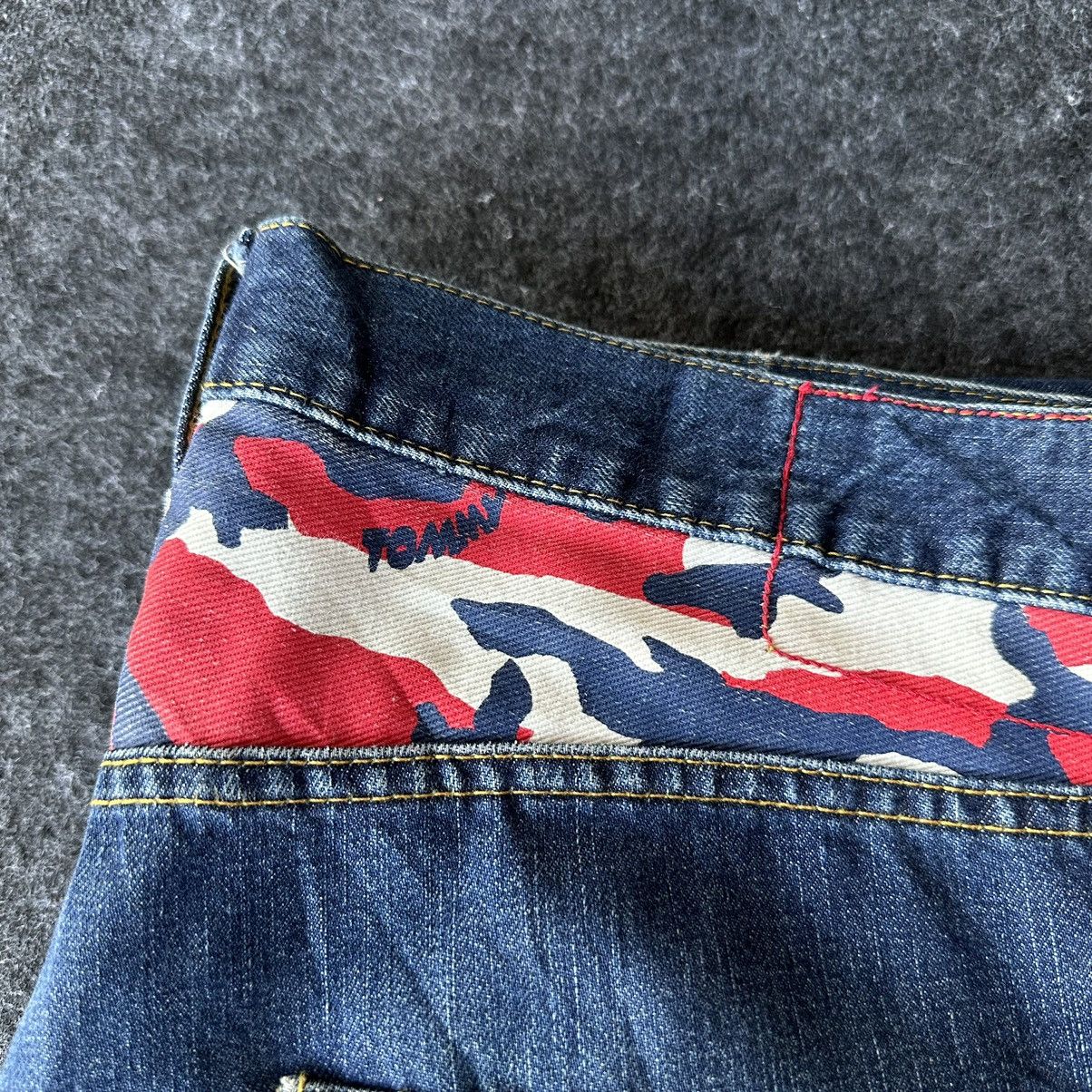Tommy Hilfiger × Vintage Tommy Red Camo Label Blue Washed Denim D700 Size US 36 / EU 52 - 5 Thumbnail