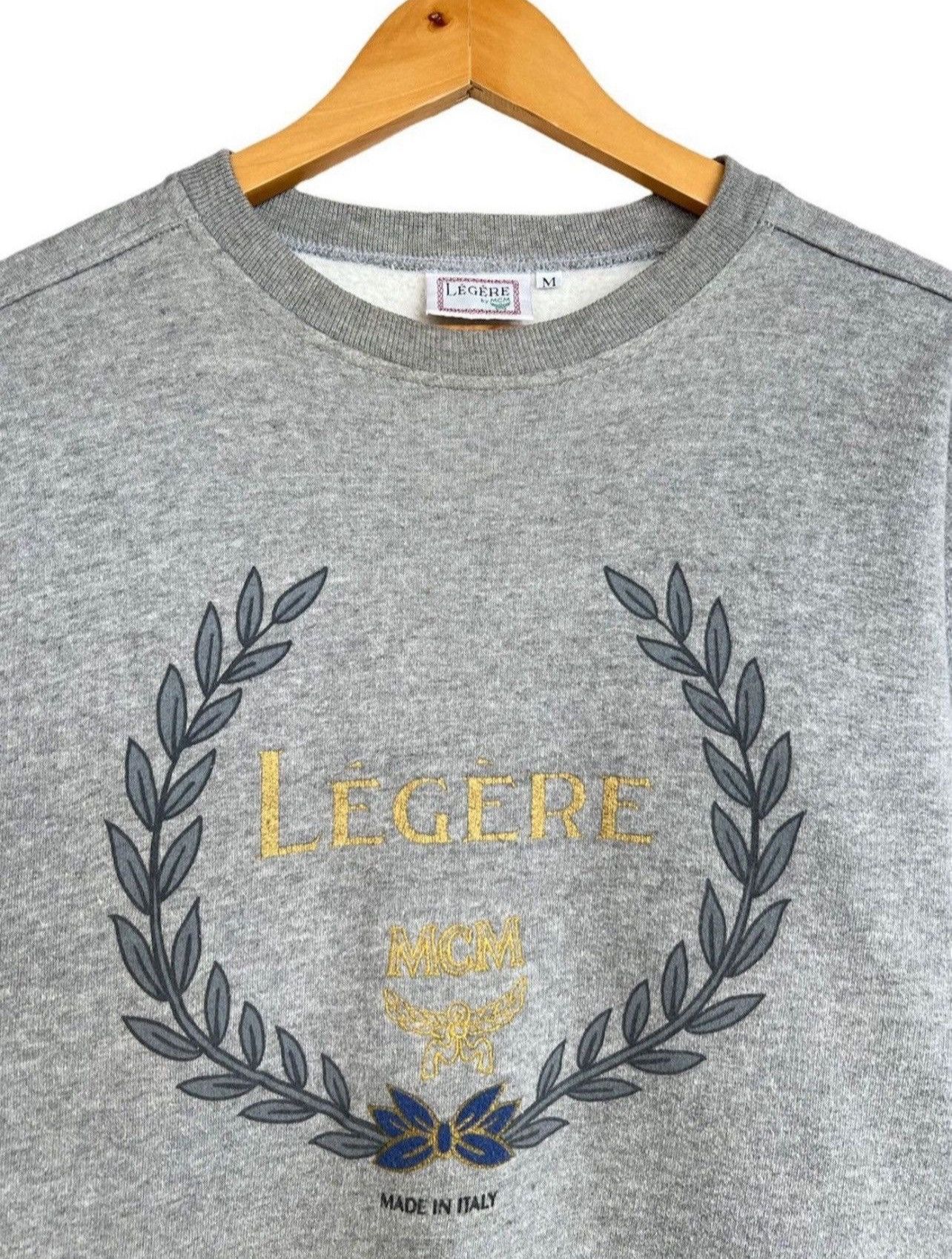 MCM × Vintage Vintage MCM Legere Big Embroidered Baggy Boxy Sweatshirt Size US M / EU 48-50 / 2 - 4 Thumbnail