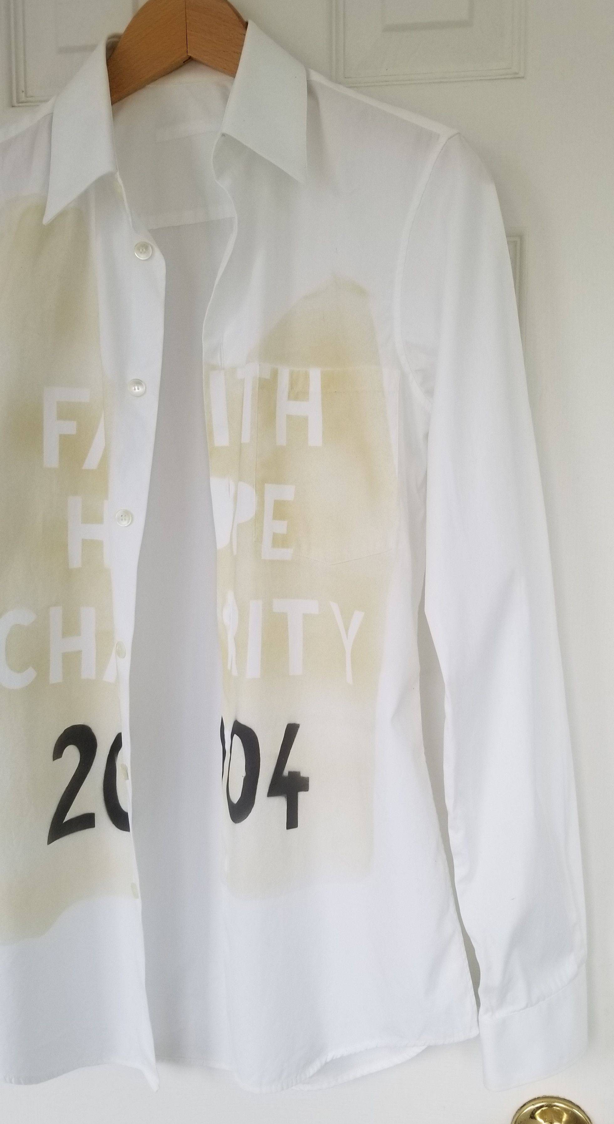 Helmut Lang Helmut Lang Archival Faith Hope Charity 2004 Dress Shirt Size US XS / EU 42 / 0 - 20 Thumbnail