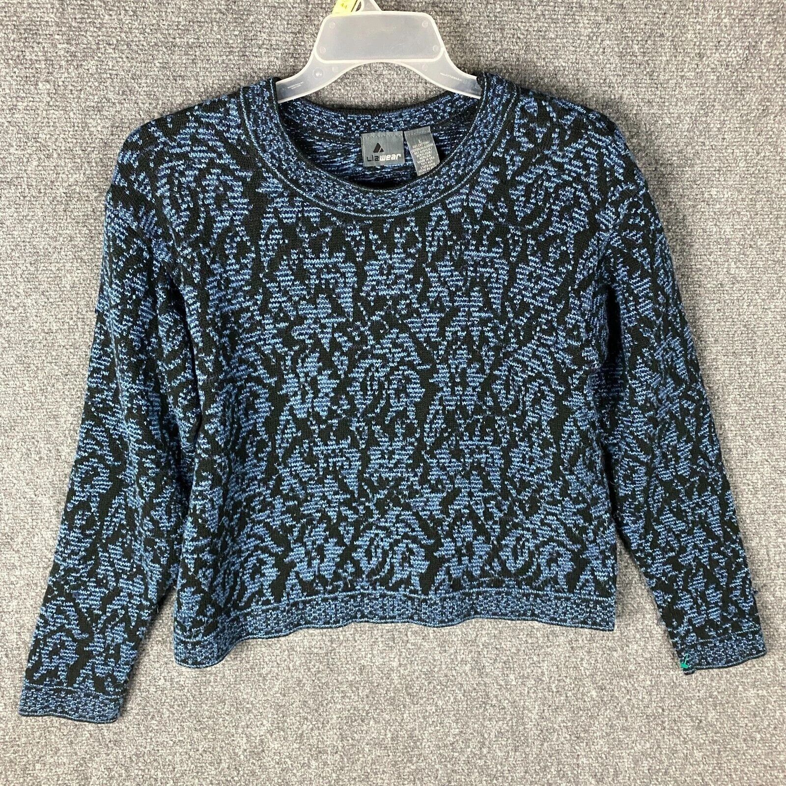 Other Lizwear Sweater Women's Large Knit Pullover Cotton Blend L Size L / US 10 / IT 46 - 1 Thumbnail
