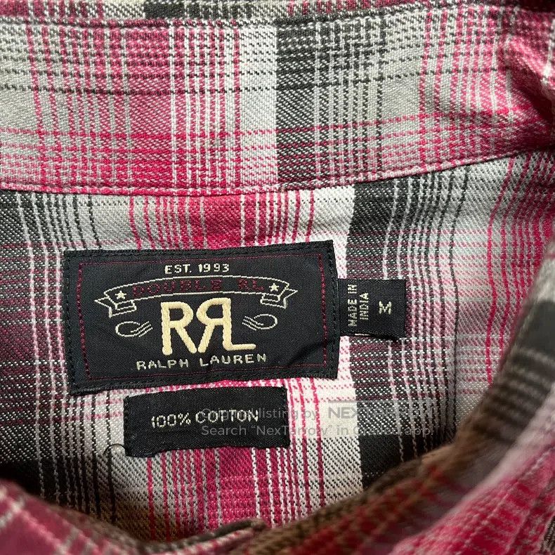RRL Ralph Lauren RRL Ralph Lauren Western Plaid Shirt Size US M / EU 48-50 / 2 - 4 Thumbnail