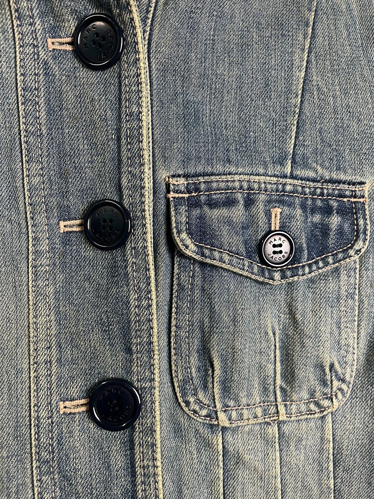 Marc Jacobs Marc Jacobs Denim Trucker Jacket Size S / US 4 / IT 40 - 6 Thumbnail