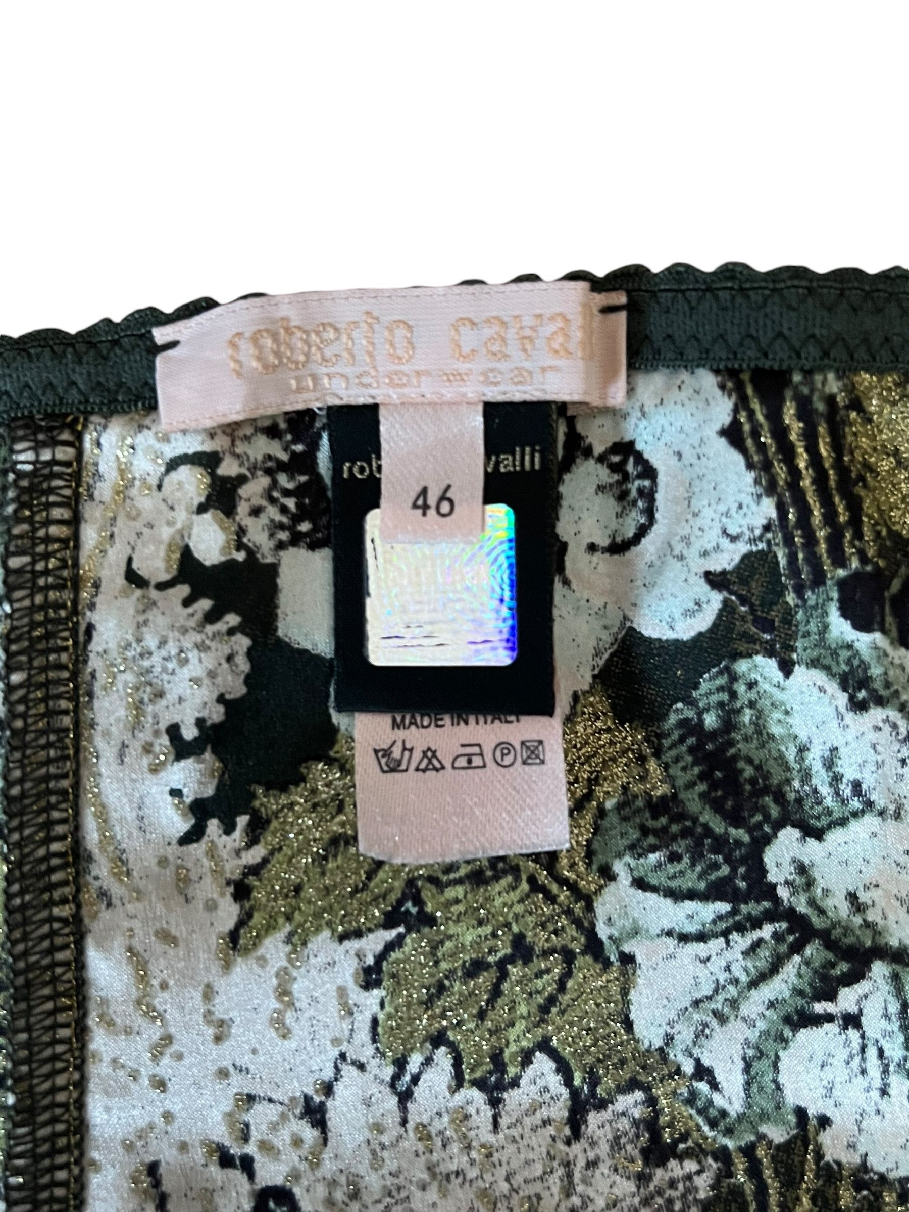 Roberto Cavalli Roberto Cavalli 2001 Floral Laced Corset Size XL / US 12-14 / IT 48-50 - 7 Thumbnail