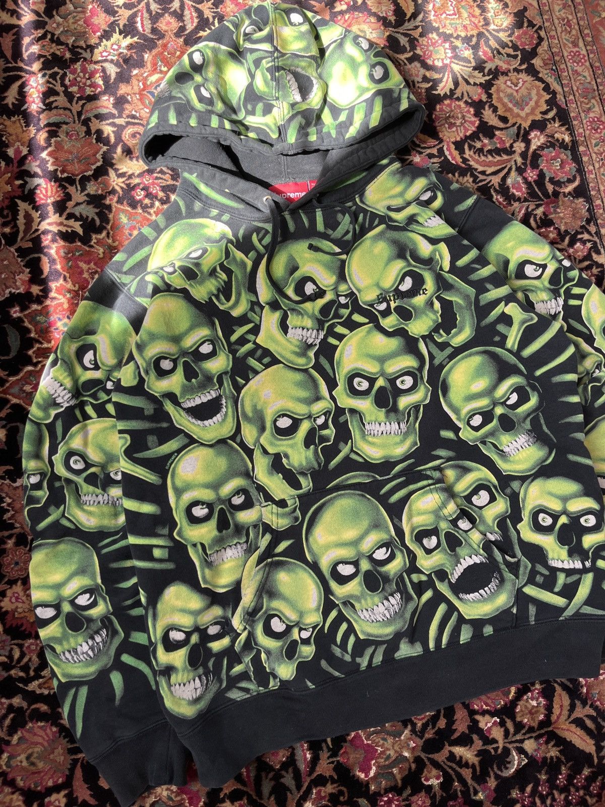 Supreme Supreme skull pile hooded sweatershirt ss18 M Size US M / EU 48-50 / 2 - 2 Thumbnail