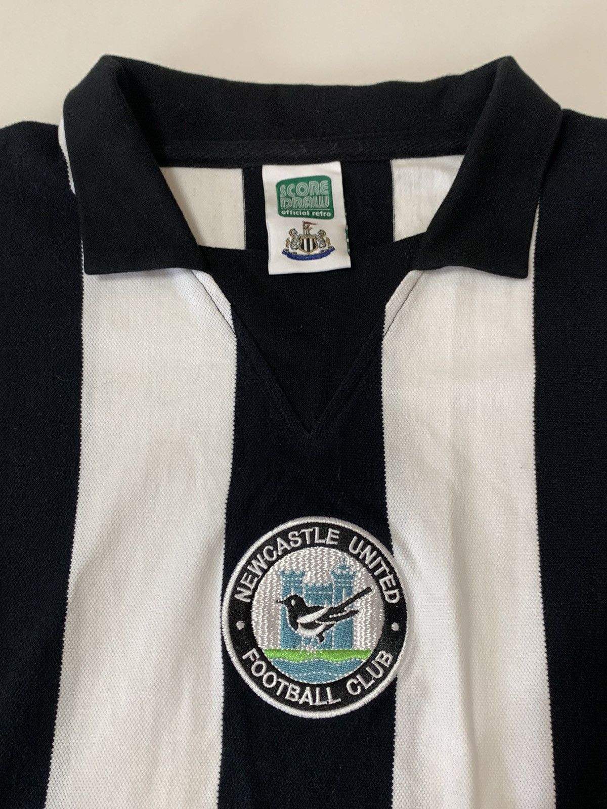 Other Newcastle Home Shirt 1976 -80 ( Score Draw Size US L / EU 52-54 / 3 - 7 Thumbnail
