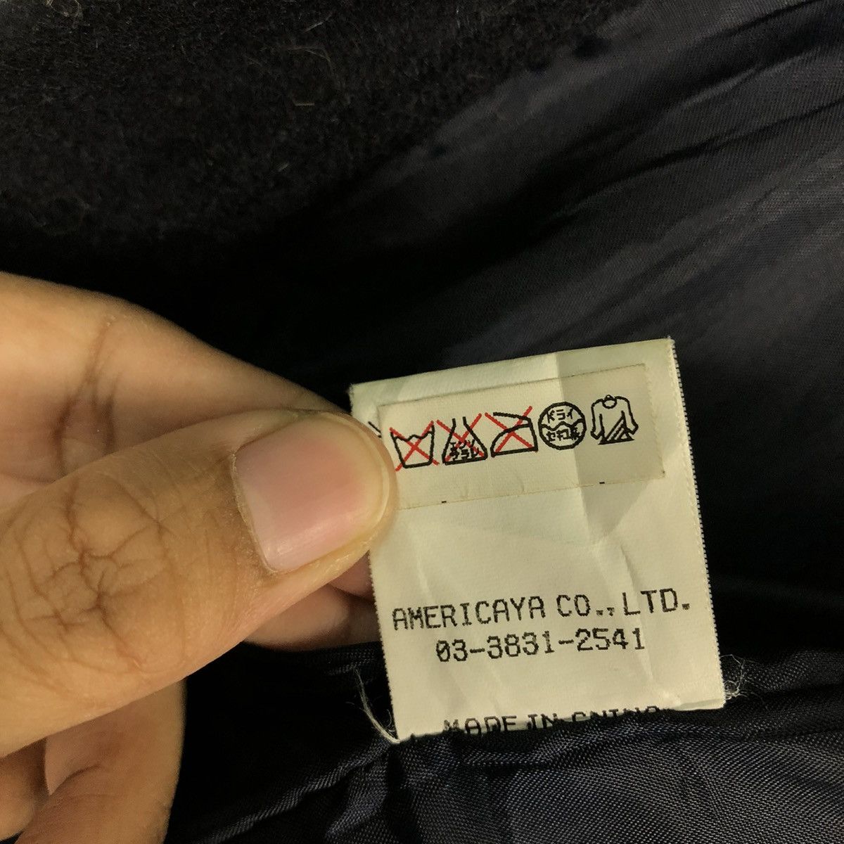 Japanese Brand 🔥VINTAGE BIKER WOOL JACKET BLUE PAINT UNION MADE JAPAN Size US L / EU 52-54 / 3 - 20 Thumbnail