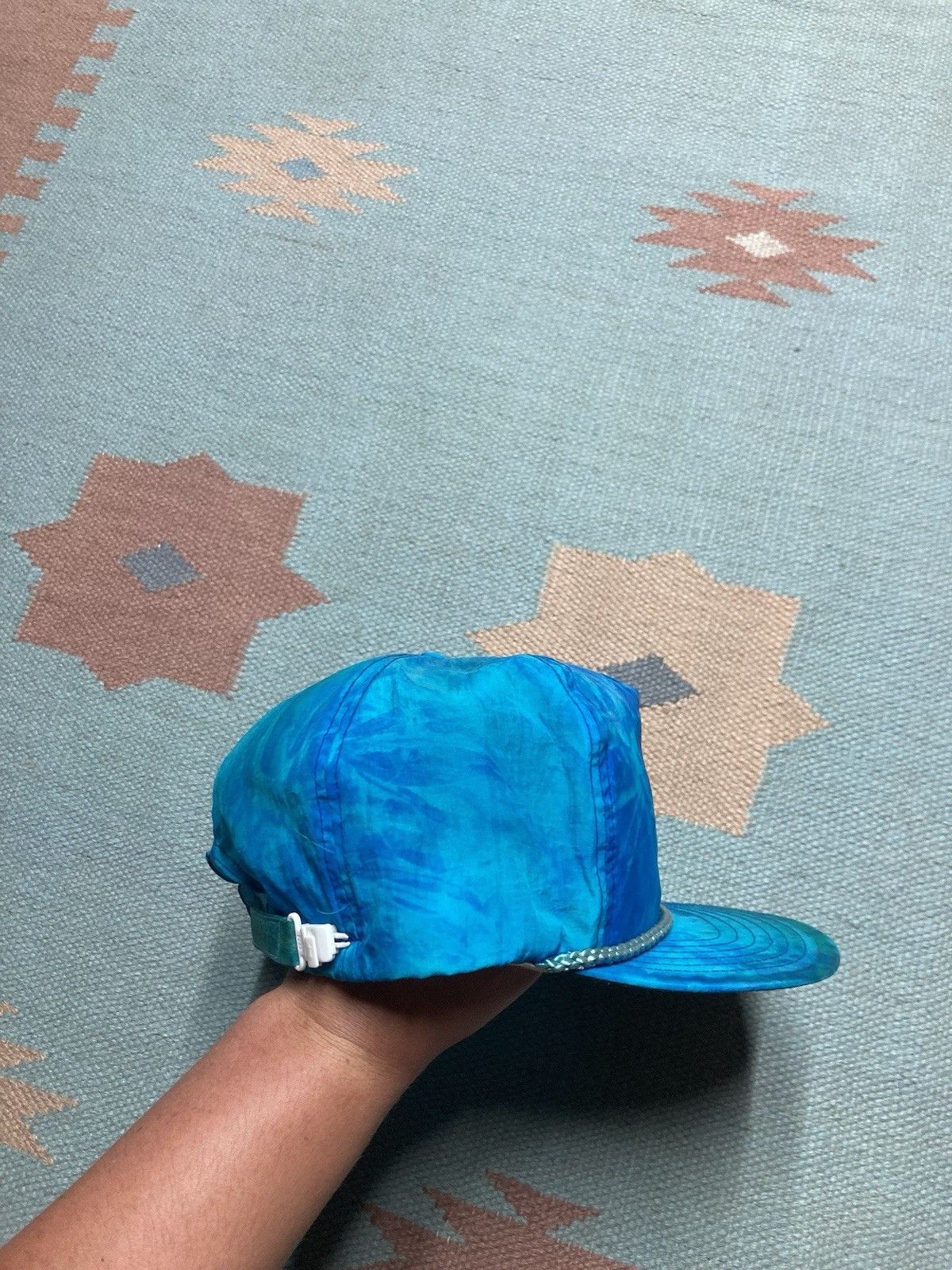Vintage Strapback hat zipper electrocom automation tie dye summer Size ONE SIZE - 8 Thumbnail