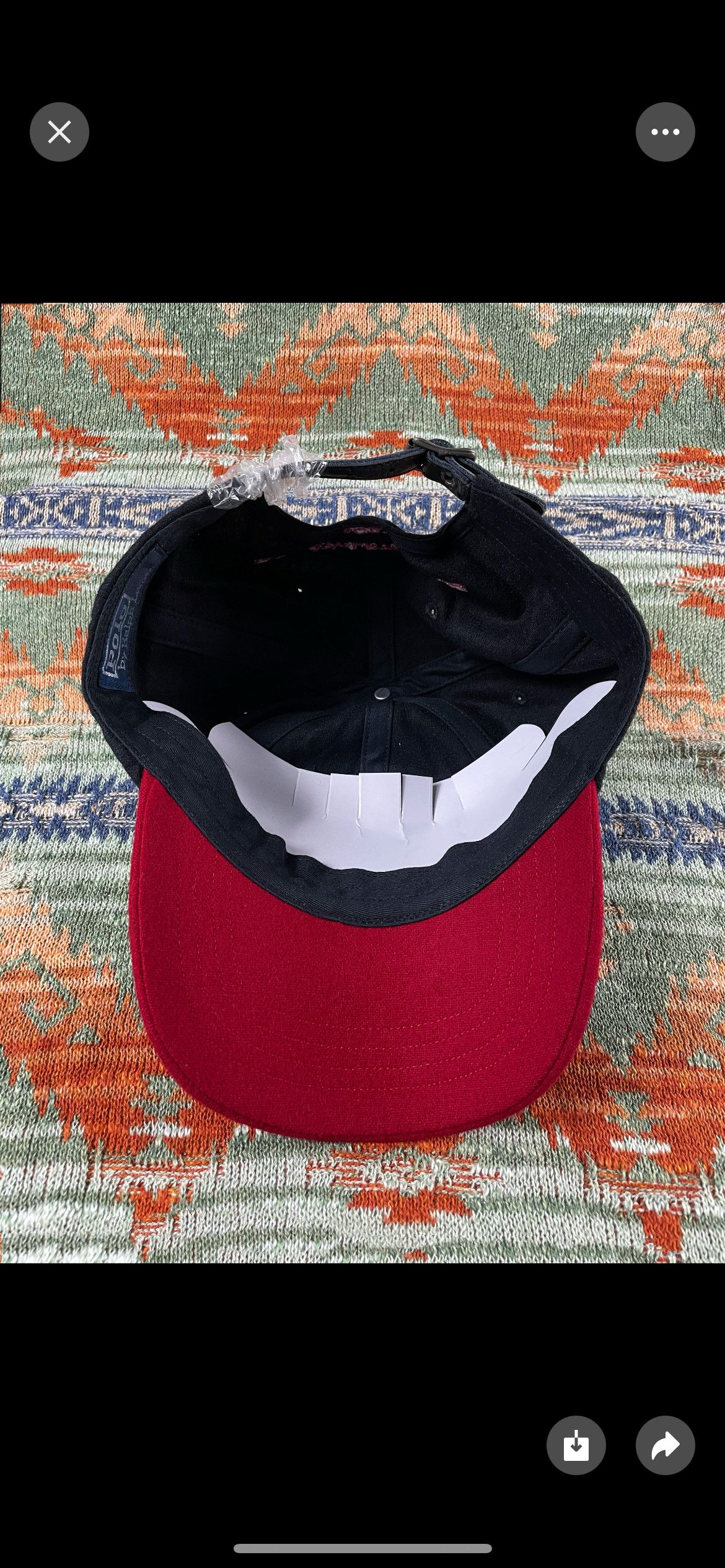 Polo Ralph Lauren Polo Ralph Lauren Wool Leather Baseball Hat Cap Size ONE SIZE - 5 Thumbnail