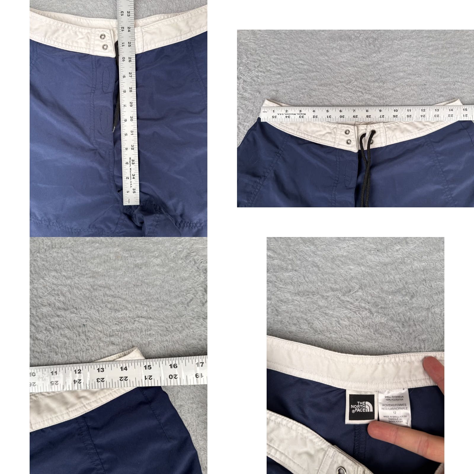 The North Face The North Face Swim Trunks Women 12 Blue Boardshorts 4" Pockets Beach Surf 30x4 Size ONE SIZE - 8 Thumbnail