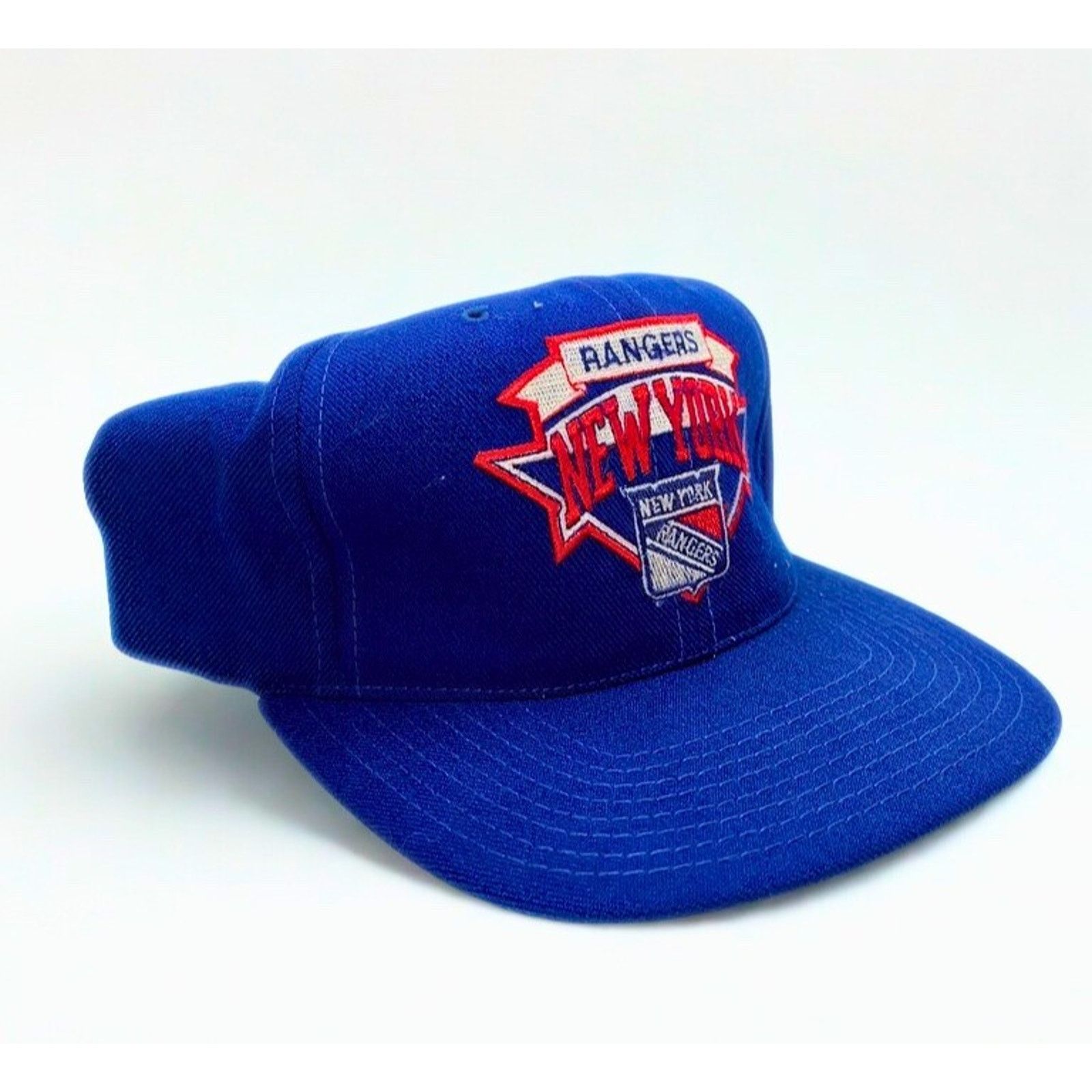 Ccm New York Rangers Vintage CCM Snapback Hat 100% Wool NHL Size ONE SIZE - 4 Thumbnail