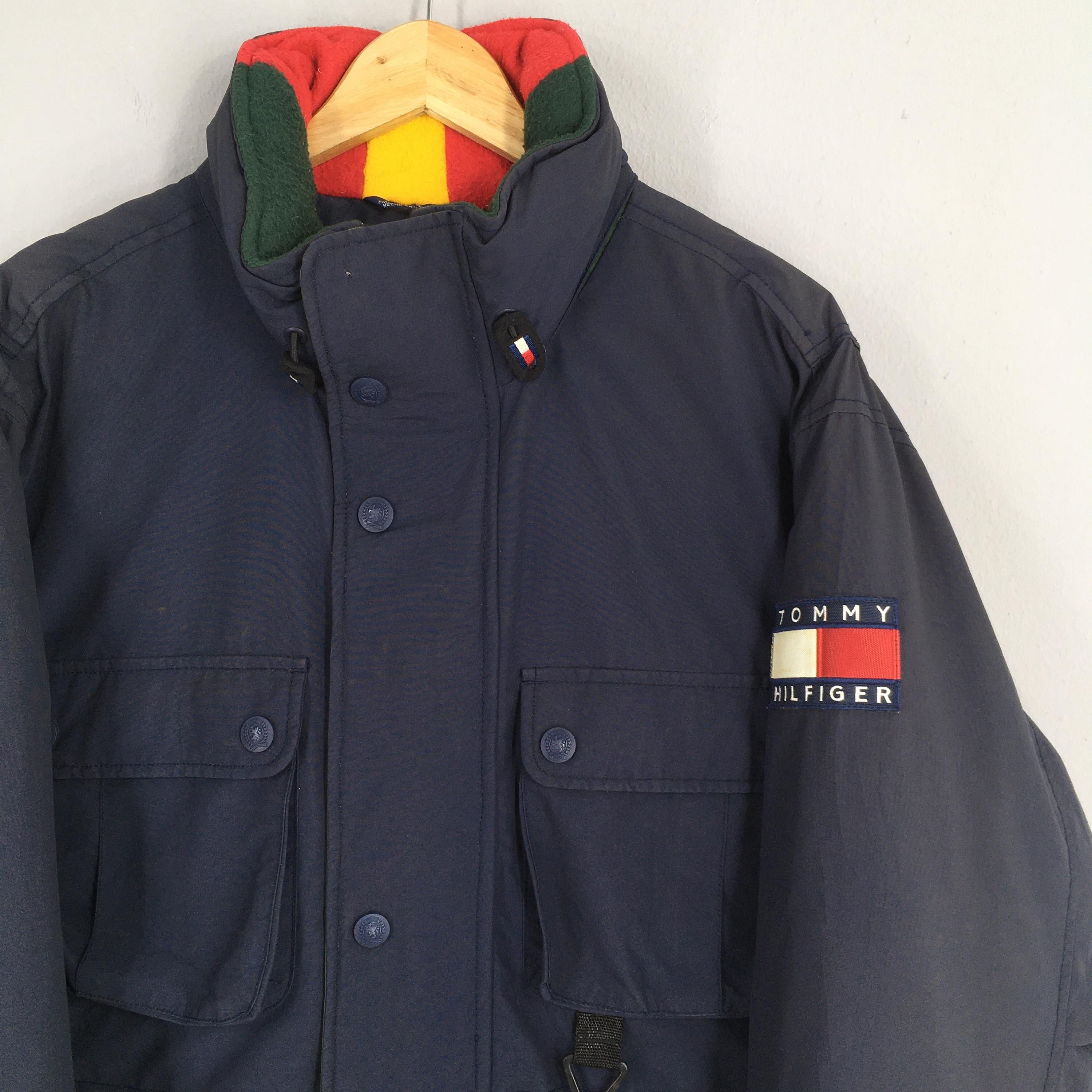 Tommy Hilfiger Vintage Tommy Hilfiger Bomber Puffer Winter Jacket Large Size US L / EU 52-54 / 3 - 2 Thumbnail