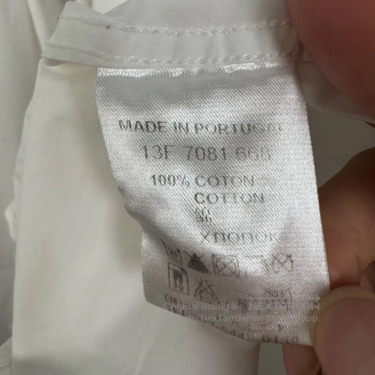 Givenchy Givenchy White Graffiti Logo Shirt. Size US M / EU 48-50 / 2 - 3 Thumbnail