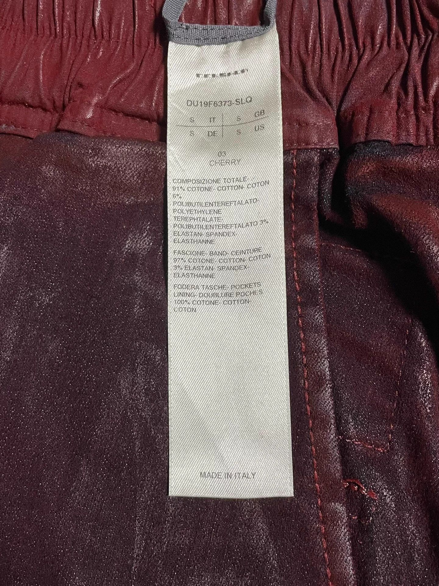 Rick Owens Rick Owens RO Coated Waxed Pants 8/9 XS/S/M New Size US 30 / EU 46 - 4 Thumbnail