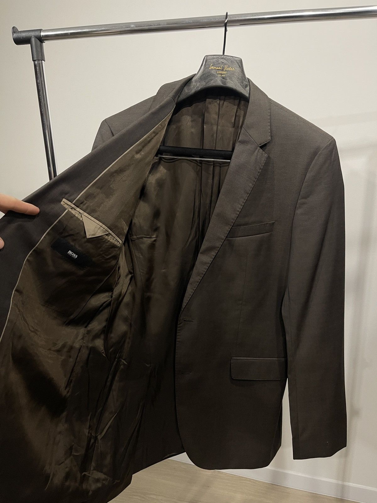 Hugo Boss Hugo boss blazer wool classic jacket 44L Size 44L - 7 Thumbnail