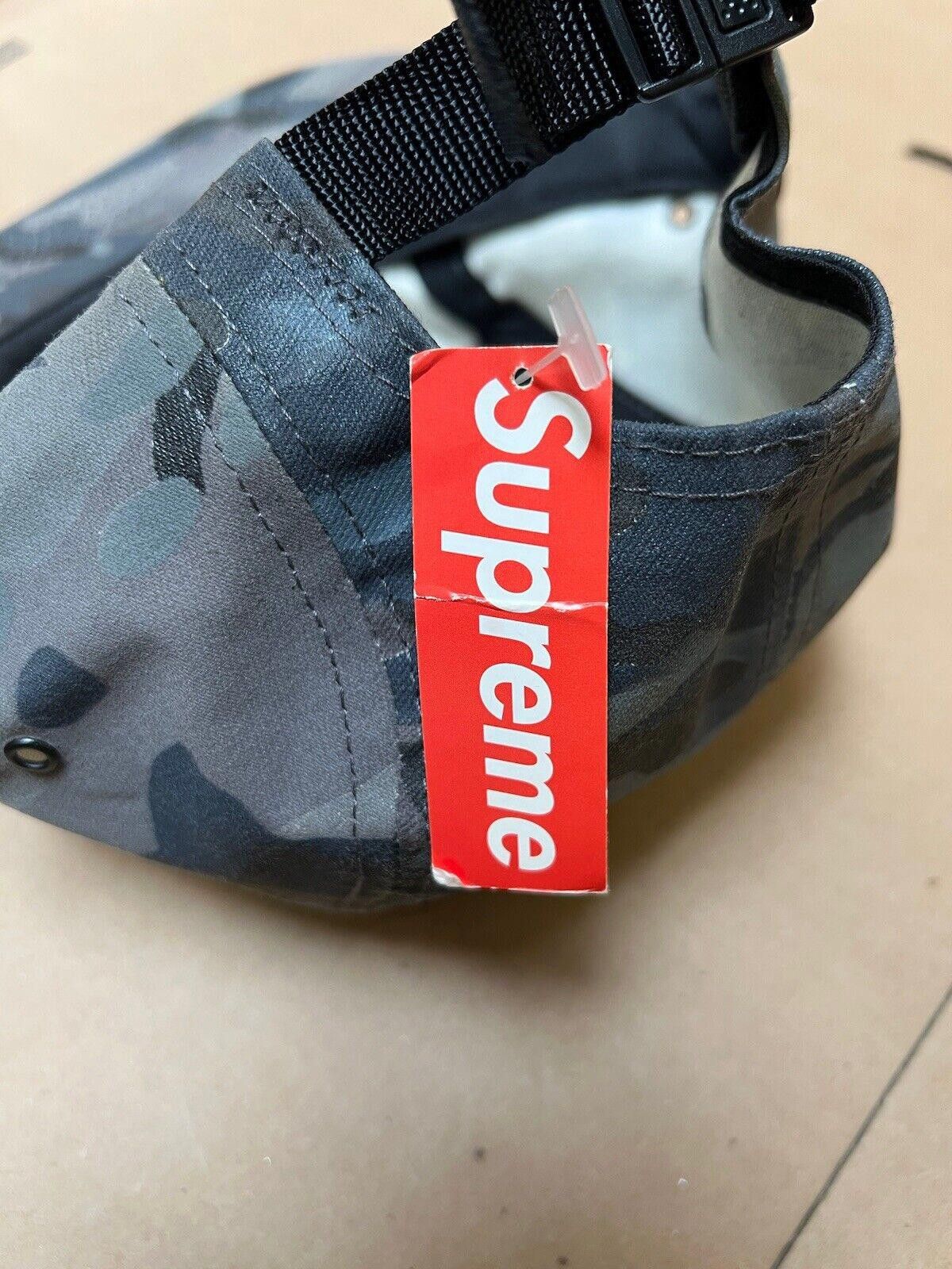 Supreme Vintage Supreme 5 Panel Camp Cap Hat Gray Camo Early 2000's Size ONE SIZE - 9 Thumbnail